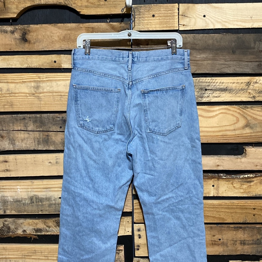 AGOLDE 90s Mid-Rise Light Wash Straight-Leg Jeans‎ Size 28 - Picture 5 of 9